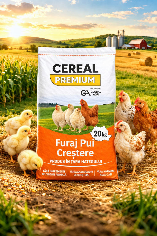 Furaj pui creștere făinos, 20kg
