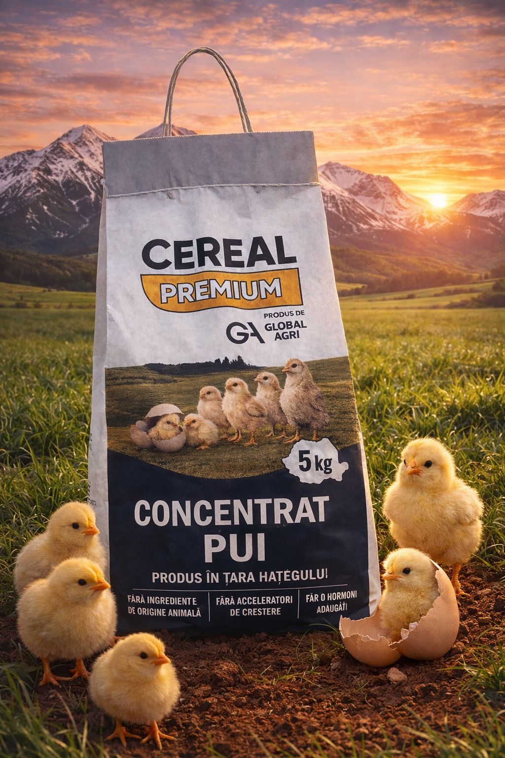 Concentrat pui starter făinos, 5kg