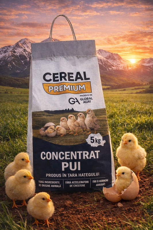 Concentrat pui creștere făinos, 5kg