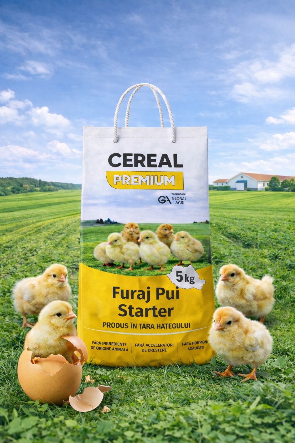 Furaj pui starter făinos, 5kg
